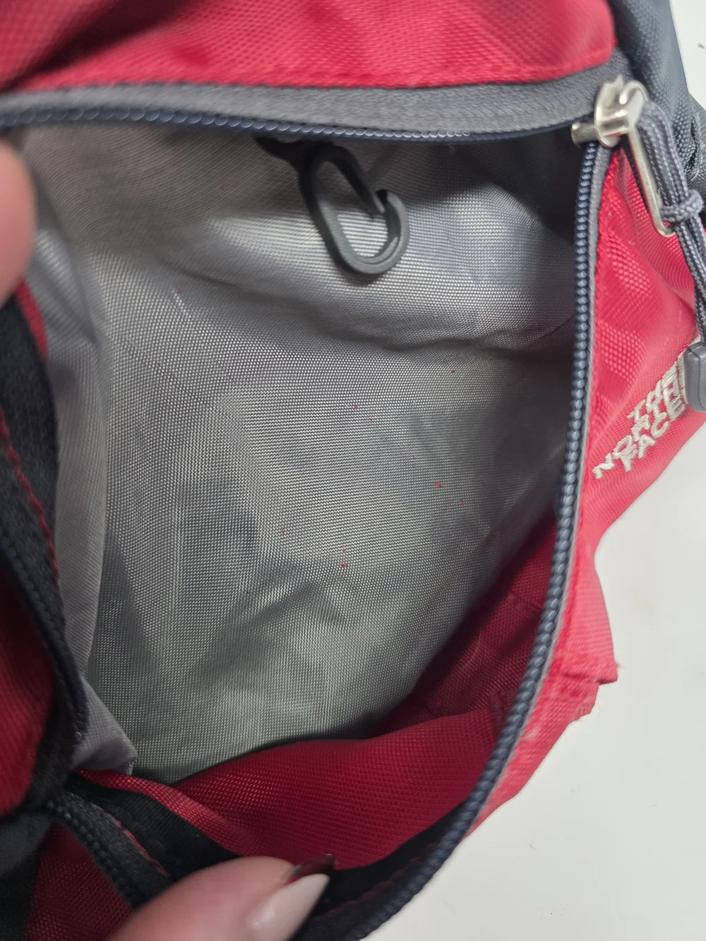 The North Face Red and Black Waist Pack Belt Bag